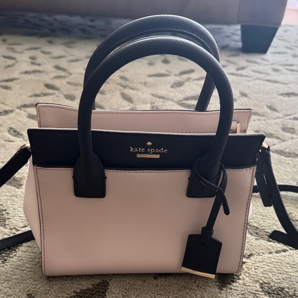 Kate Spade Black and cream Satchel. New without tags